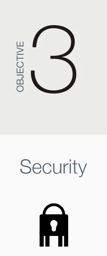 OBJECTIVE 3 Security