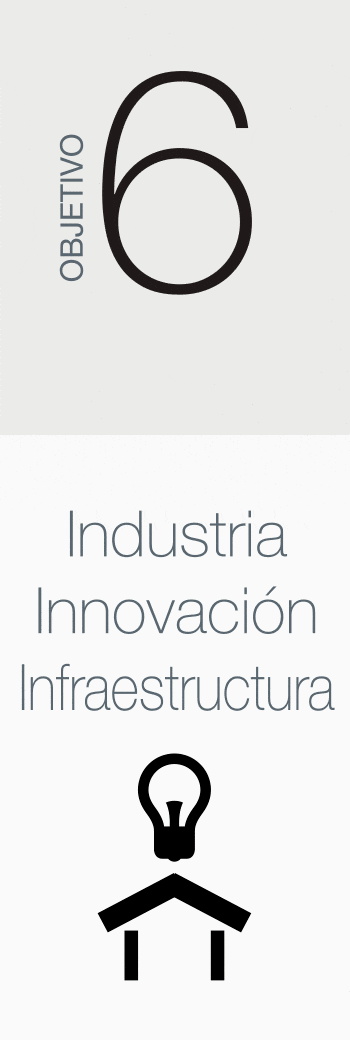 Objetivo 6: Industria, innnovación, infraestructura