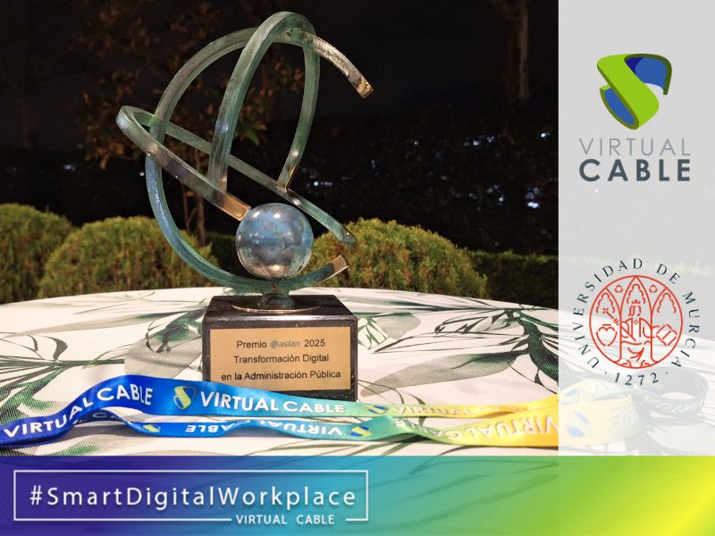Virtual Cable and the University of Murcia’s inclusive digital workspace solution wins an ASLAN Award