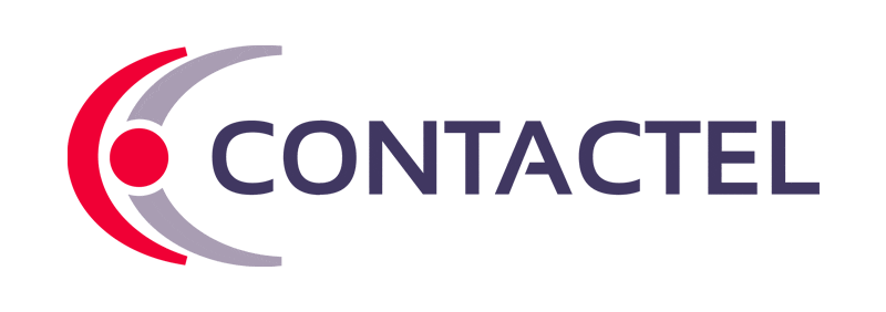 Logo of Contactel Teleservicios, a contact center services company